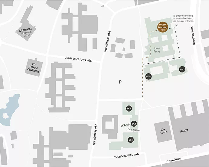 Map of LUSEM campus