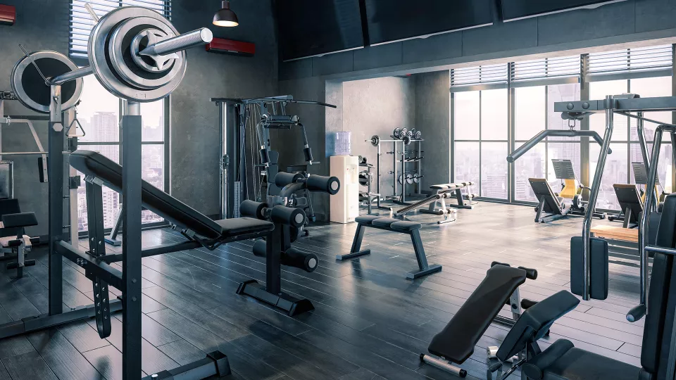 Photo of a gym