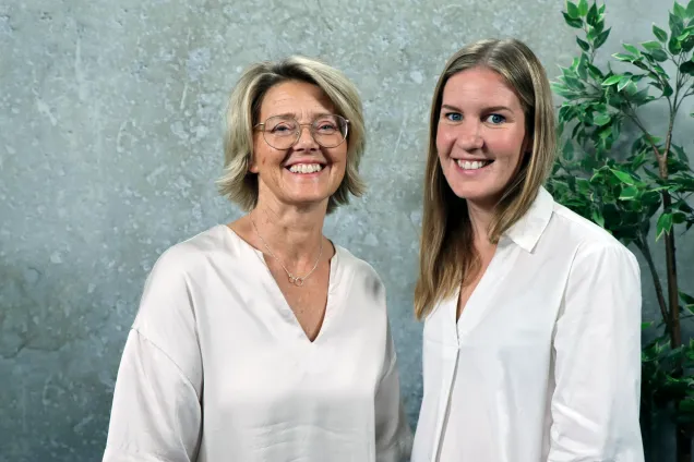 Photo of Pernilla Thellmark and Stina Vikingson