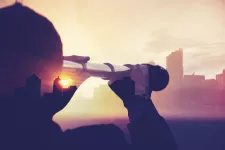 Image of person with binocular